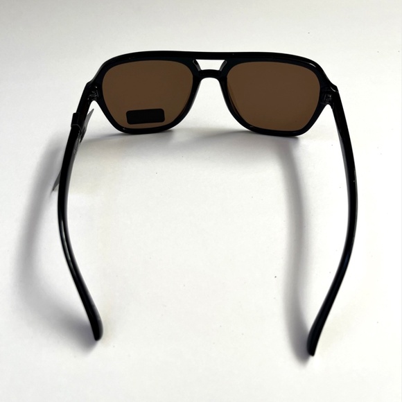 House of Harlow 1960 Aviator Sunglasses Black Double Bridge NWT Acetate Classic - Picture 3 of 6